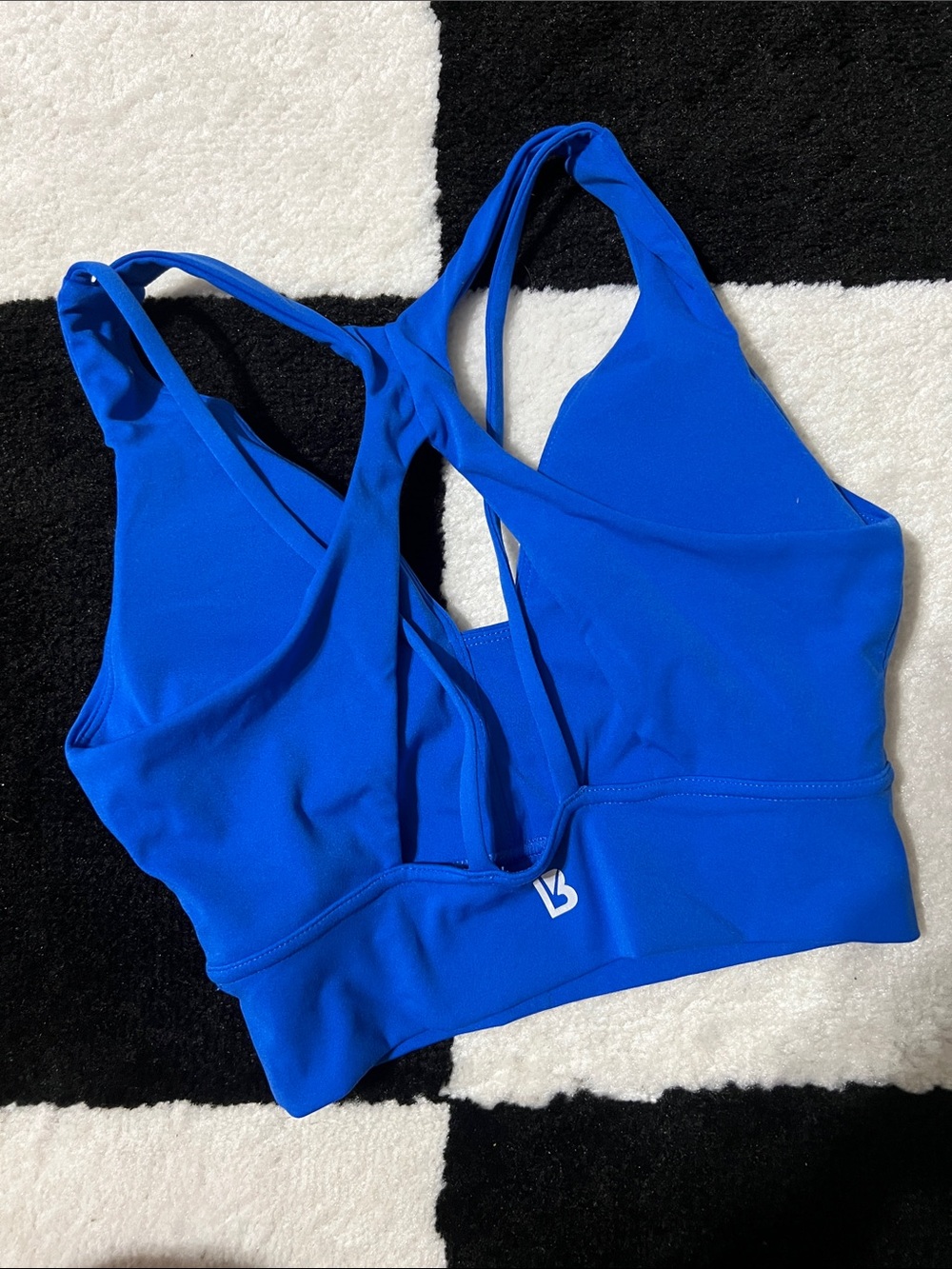 BuffBunny Electric Blue Strappy Sports Bra